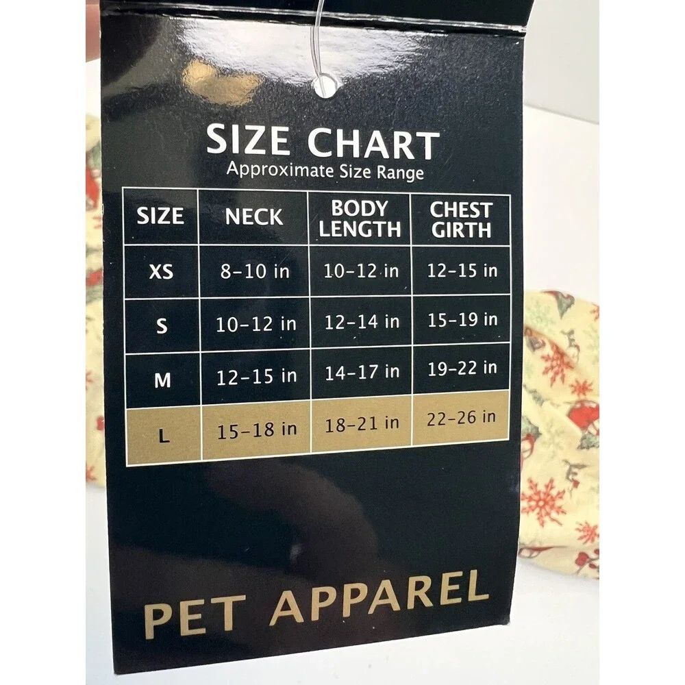 DOG  'PJ'S SIZE Large AMERICAN KENNEL CLUB